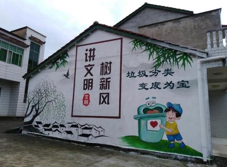 得荣墙绘是现在流行的墙体广告