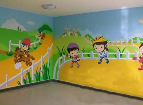 得荣幼儿园墙体彩绘制作流程及注意事项
