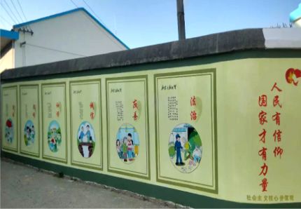 得荣文化墙施工攻略