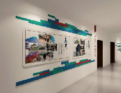 得荣企业文化墙用什么材料好？