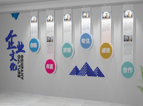 得荣企业文化墙需要传递什么办公文化？